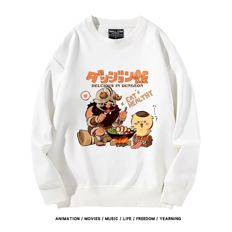 【tops】chiikawaプリントプルオーバー（ 男女兼用）Ｋ0164