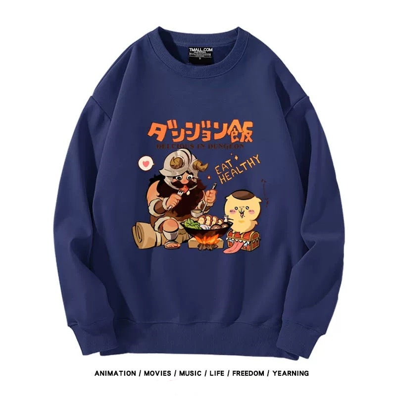 【tops】chiikawaプリントプルオーバー（ 男女兼用）Ｋ0164