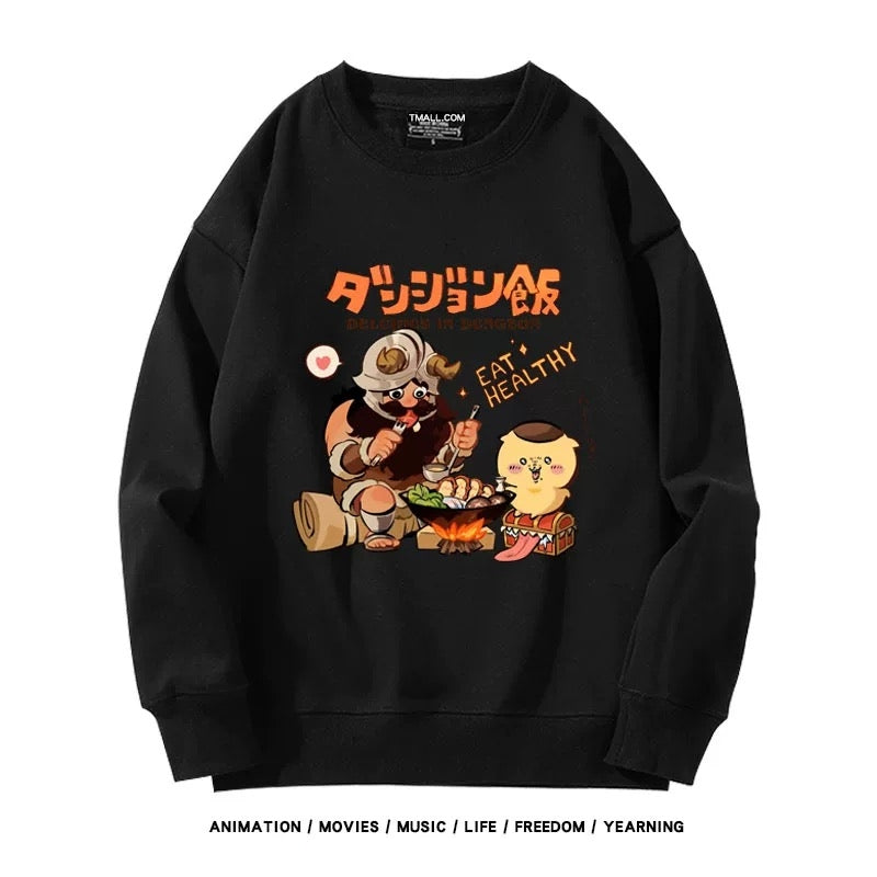 【tops】chiikawaプリントプルオーバー（ 男女兼用）Ｋ0164