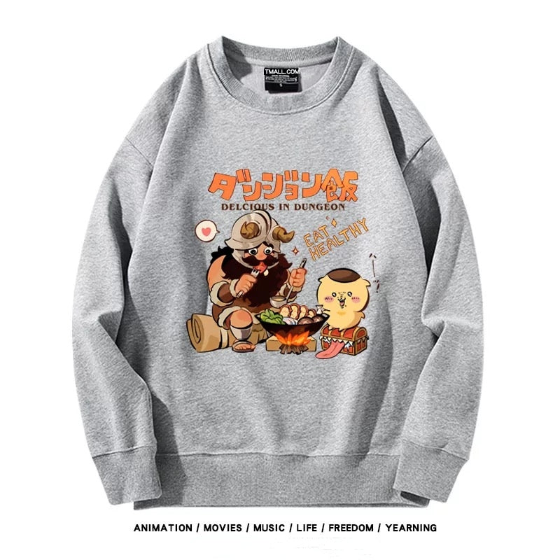 【tops】chiikawaプリントプルオーバー（ 男女兼用）Ｋ0164