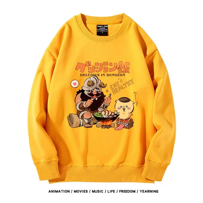 【tops】chiikawaプリントプルオーバー（ 男女兼用）Ｋ0164