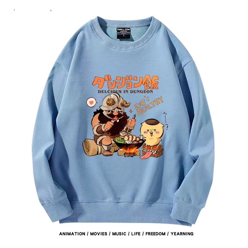 【tops】chiikawaプリントプルオーバー（ 男女兼用）Ｋ0164