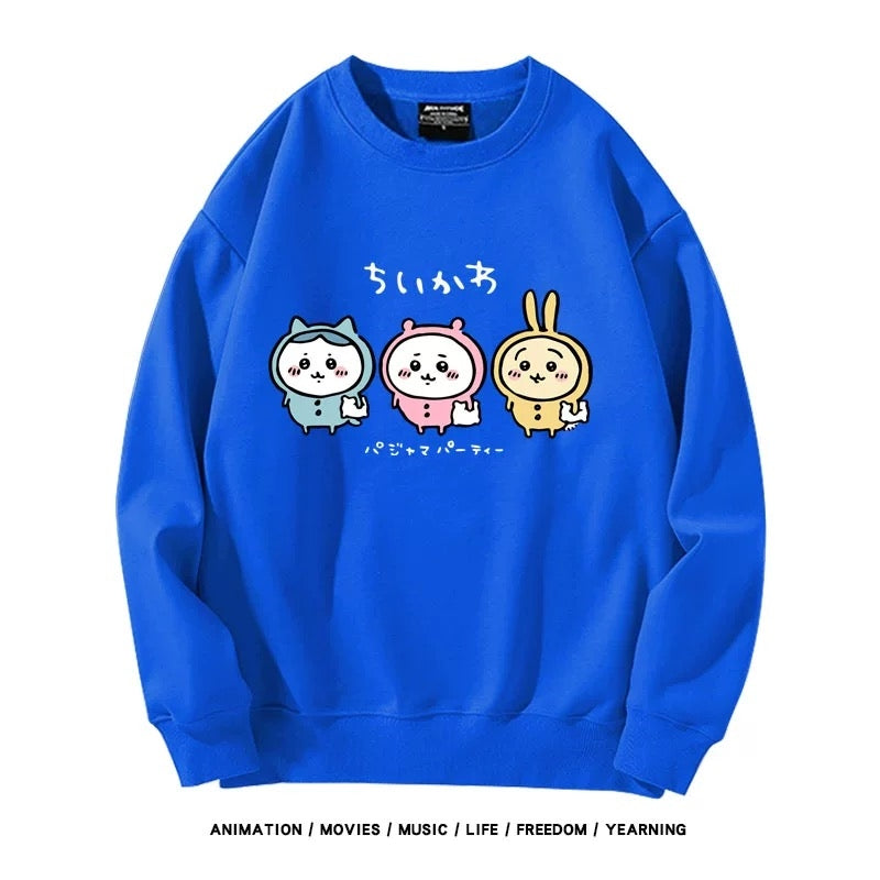 【tops】ちいかわプリントパーカー（ 男女兼用）Ｋ0173