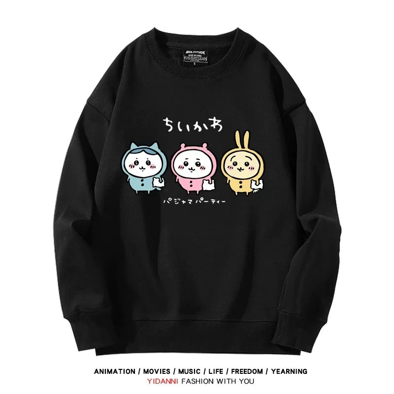 【tops】ちいかわプリントパーカー（ 男女兼用）Ｋ0173