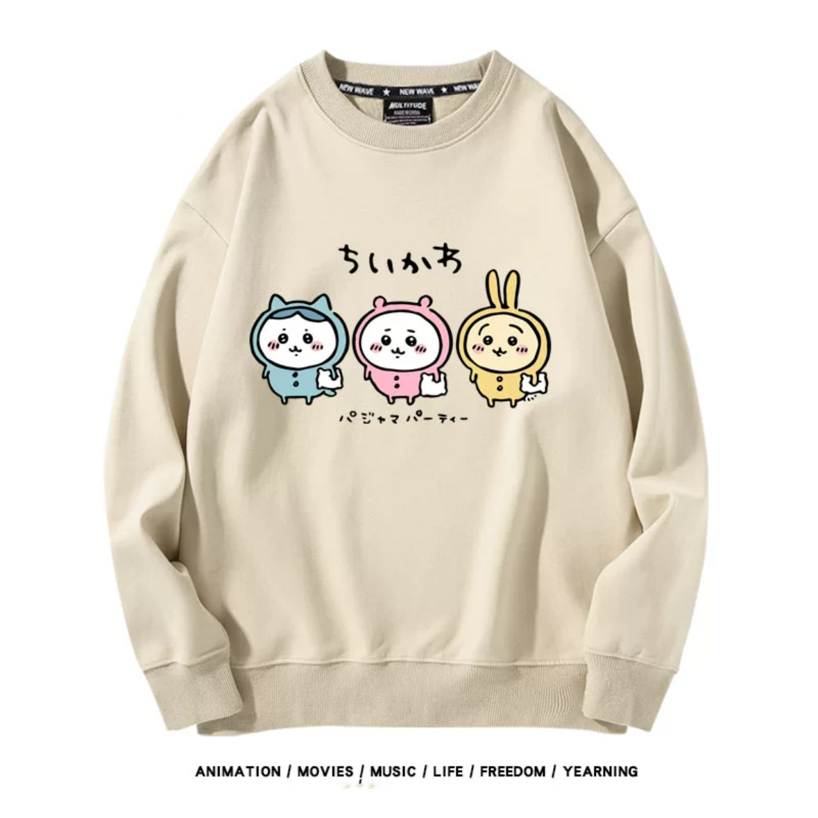 【tops】ちいかわプリントパーカー（ 男女兼用）Ｋ0173