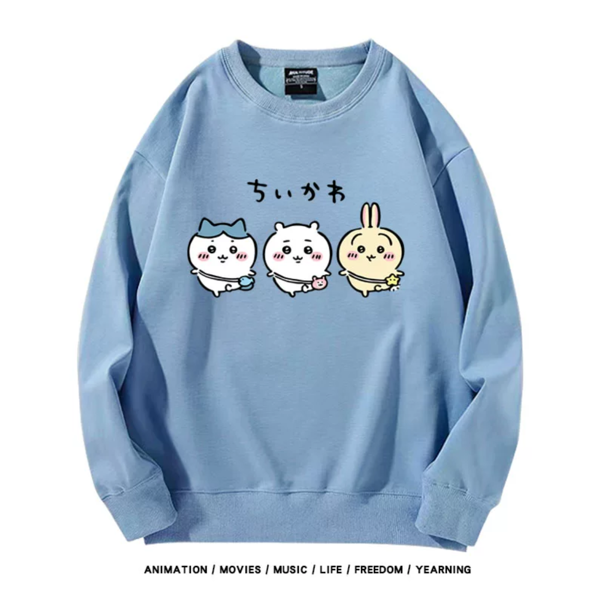 【tops】ちいかわプリントパーカー（ 男女兼用）Ｋ0176