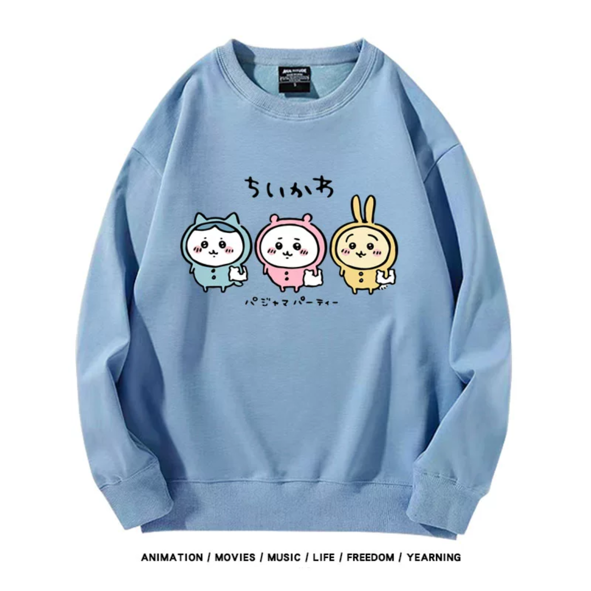 【tops】ちいかわプリントパーカー（ 男女兼用）Ｋ0173