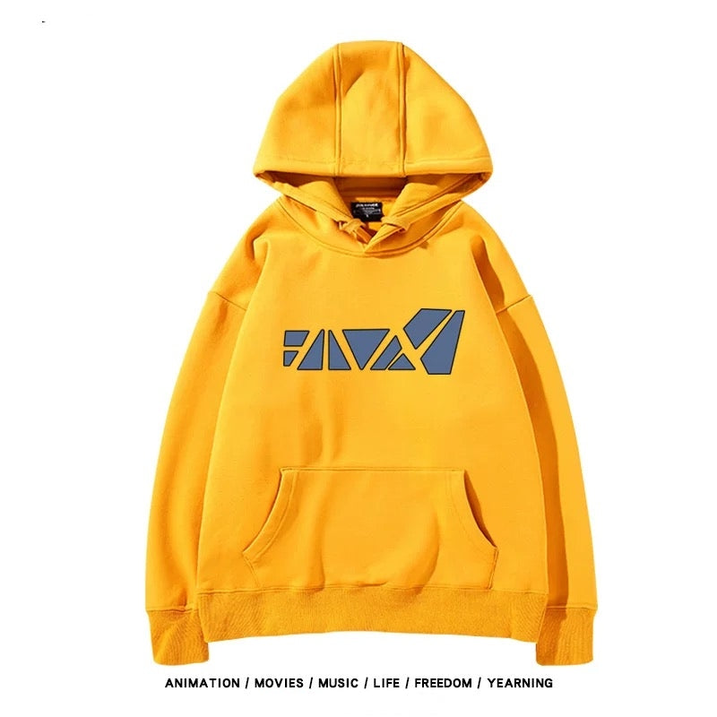 【tops】崩壊 -銀狼プリントパーカー（ 男女兼用）Ｋ0179