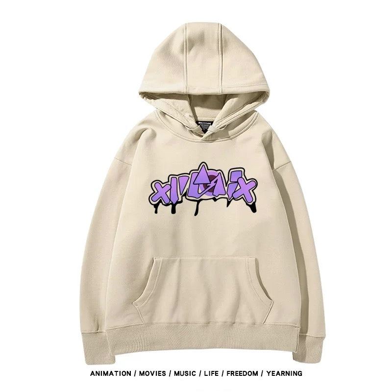 【tops】崩壊-銀狼  プリントパーカー（ 男女兼用）Ｋ0181