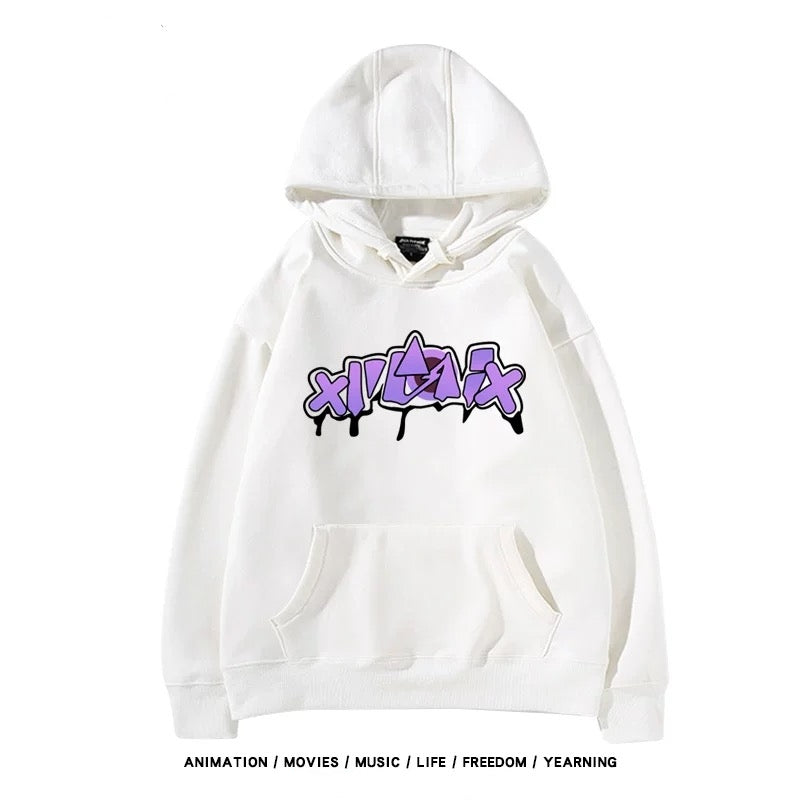 【tops】崩壊-銀狼  プリントパーカー（ 男女兼用）Ｋ0181