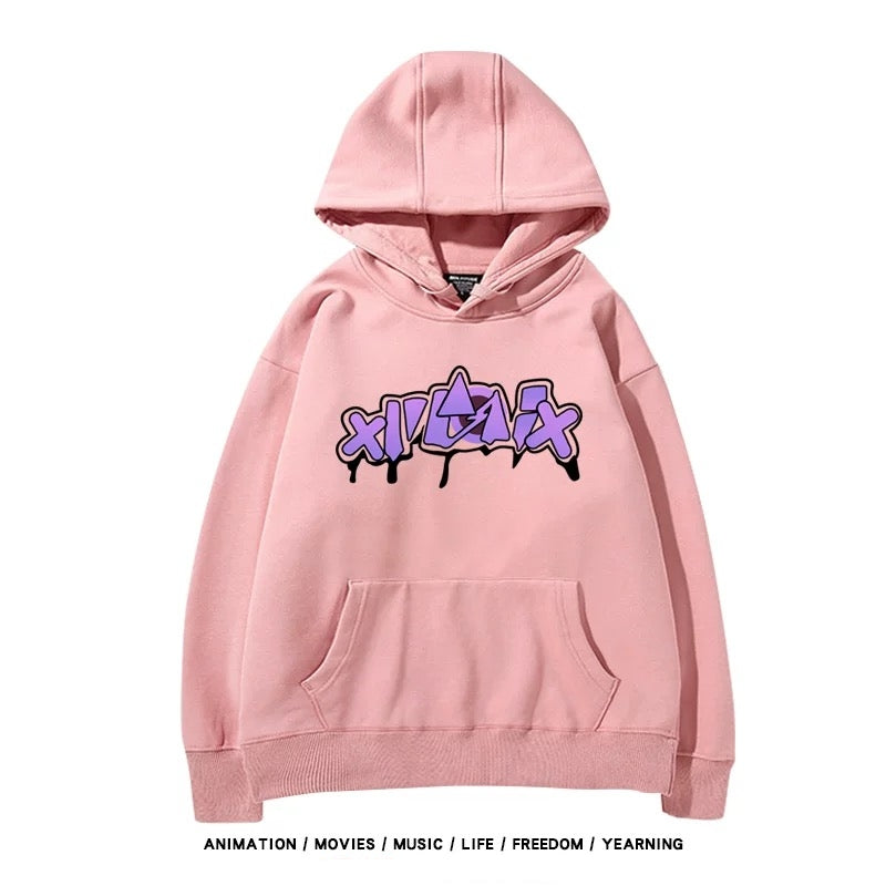 【tops】崩壊-銀狼  プリントパーカー（ 男女兼用）Ｋ0181