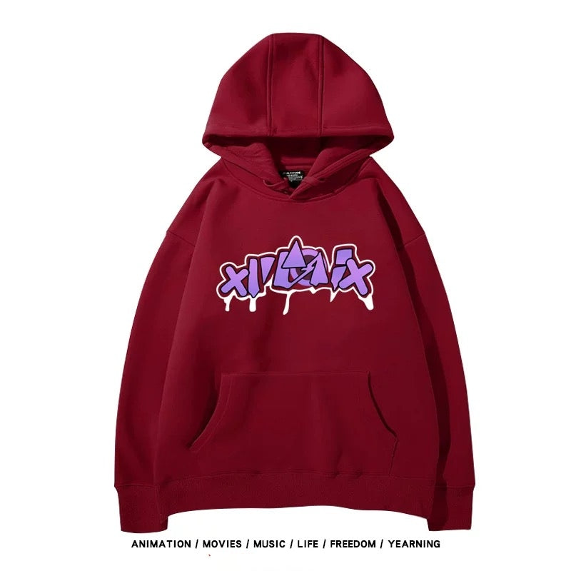 【tops】崩壊-銀狼  プリントパーカー（ 男女兼用）Ｋ0181