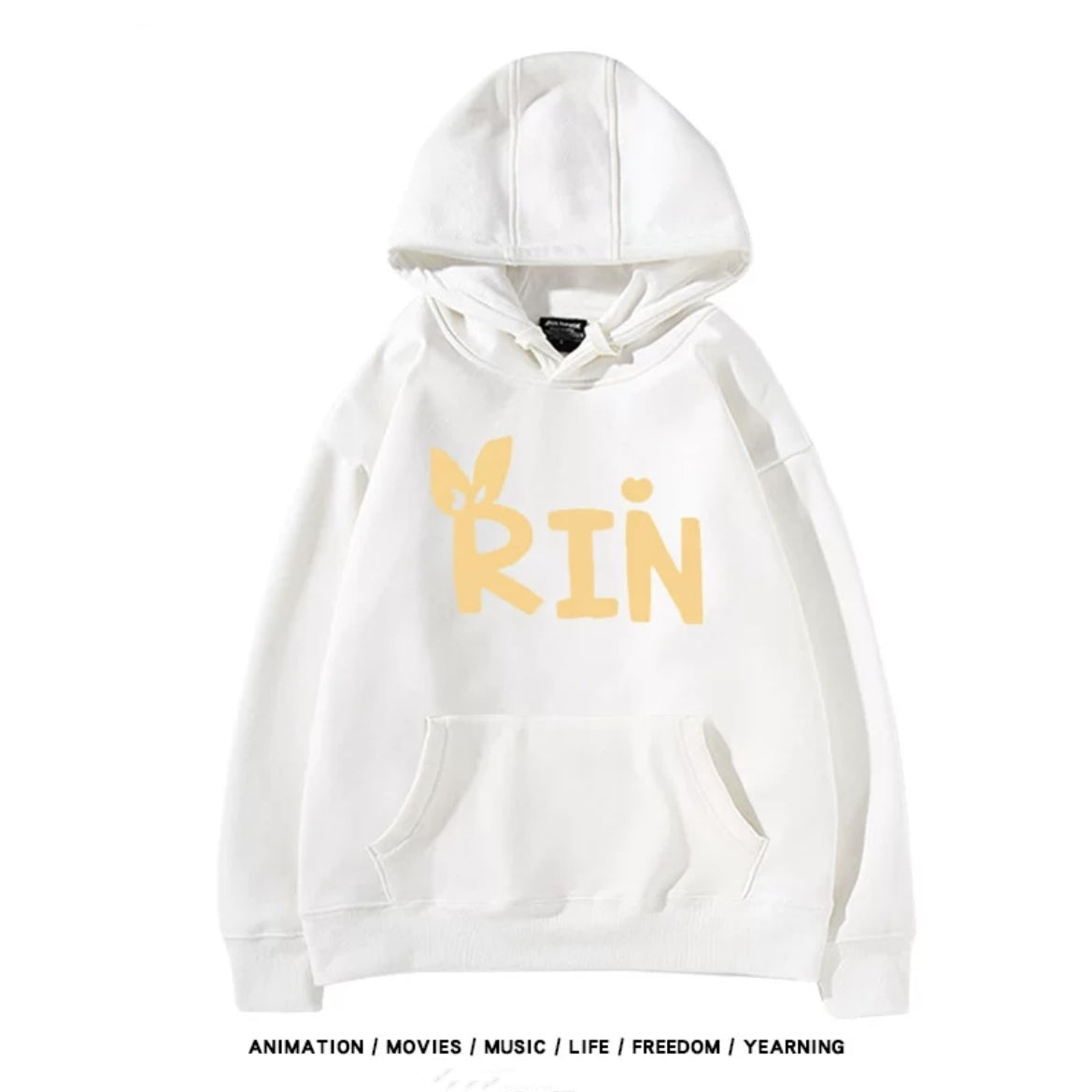 【tops】鏡音鈴プリントパーカー（ 男女兼用）Ｋ0185