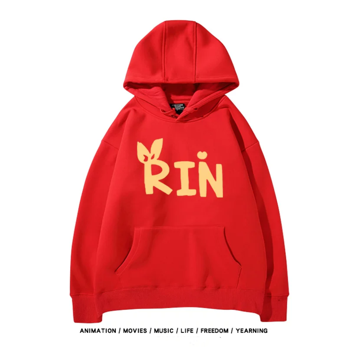 【tops】鏡音鈴プリントパーカー（ 男女兼用）Ｋ0185