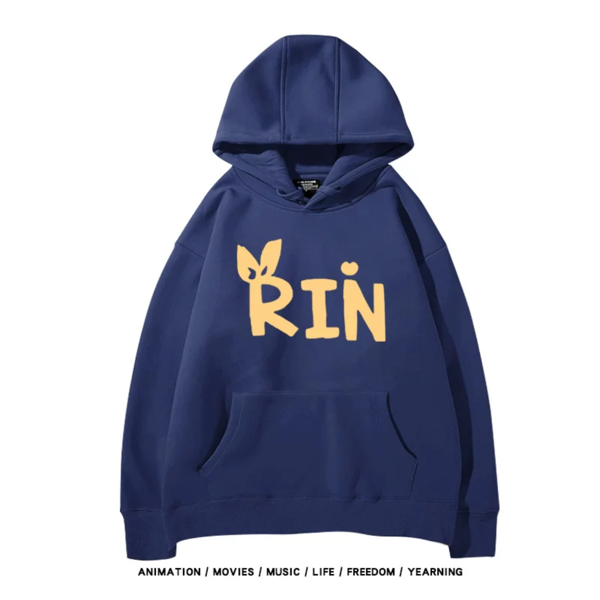 【tops】鏡音鈴プリントパーカー（ 男女兼用）Ｋ0185