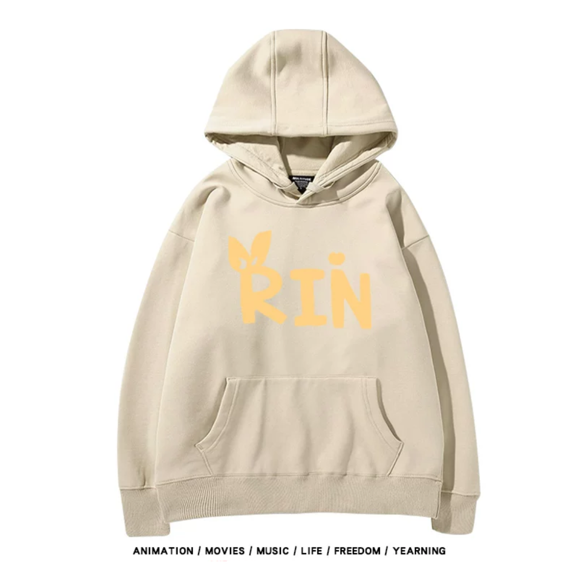 【tops】鏡音鈴プリントパーカー（ 男女兼用）Ｋ0185