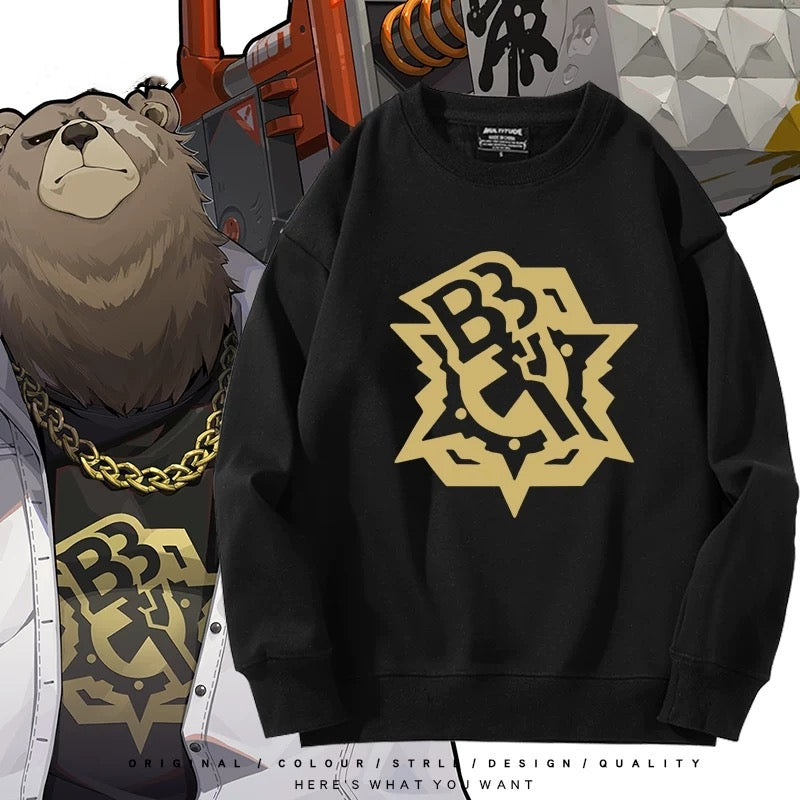 【tops】zenless zone zero Ben Bigger プリントプルオーバー（ 男女兼用）Ｋ0187