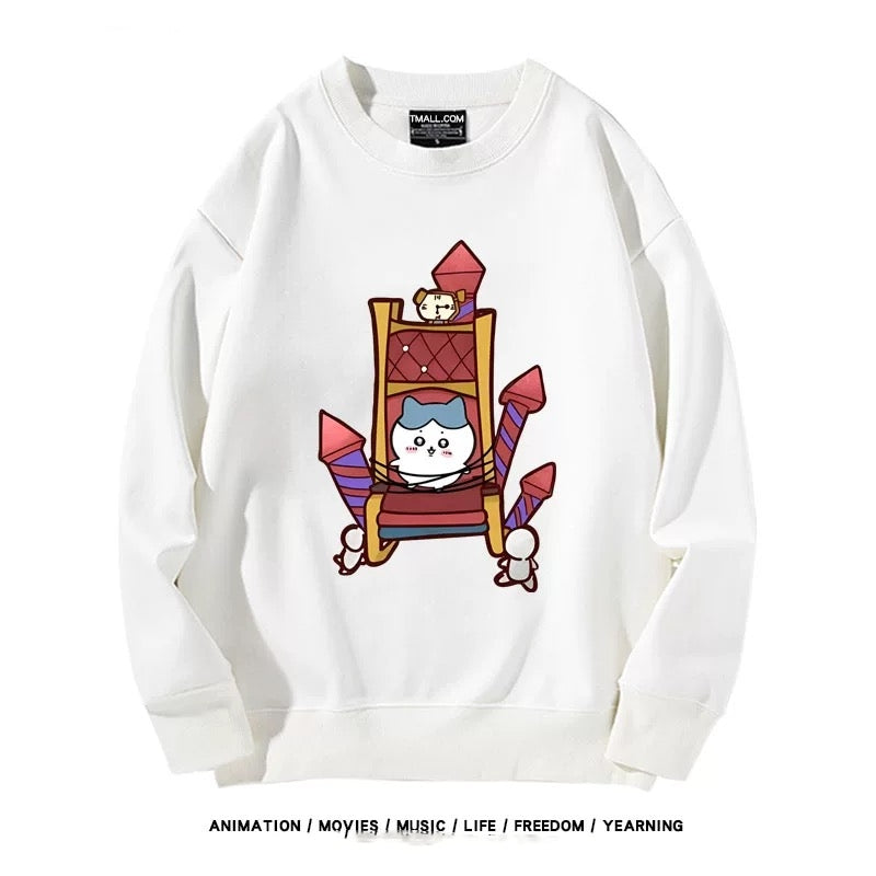 【tops】chiikawaプリントプルオーバー（ 男女兼用）Ｋ0197