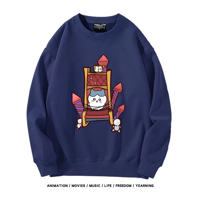 【tops】chiikawaプリントプルオーバー（ 男女兼用）Ｋ0197