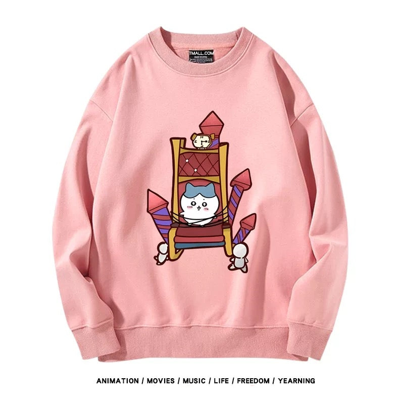 【tops】chiikawaプリントプルオーバー（ 男女兼用）Ｋ0197