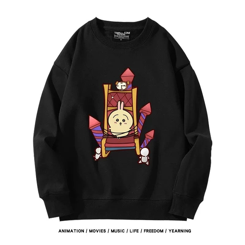 【tops】chiikawaプリントプルオーバー（ 男女兼用）Ｋ0198