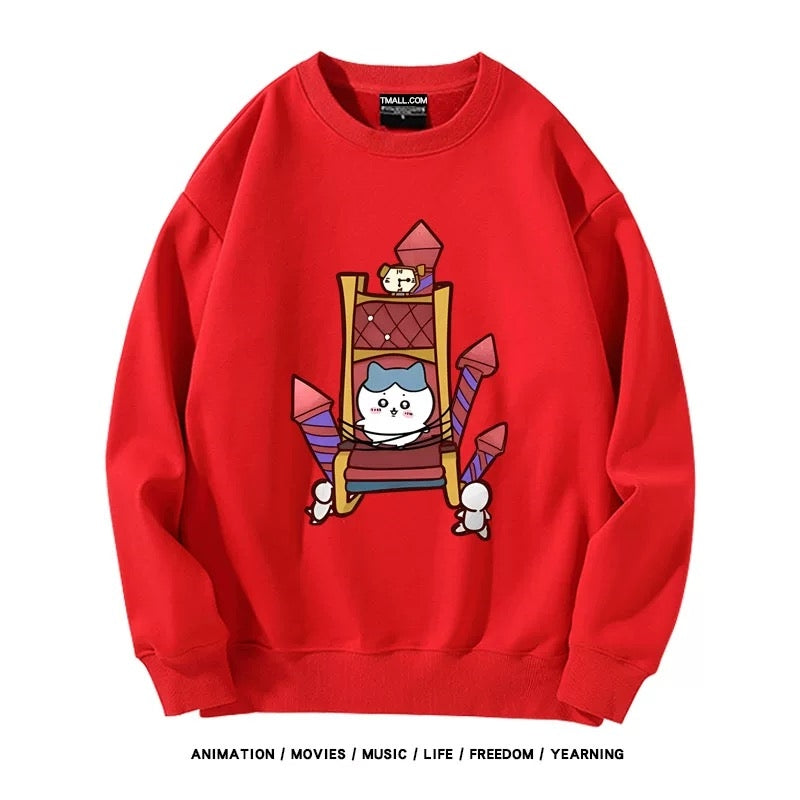 【tops】chiikawaプリントプルオーバー（ 男女兼用）Ｋ0197