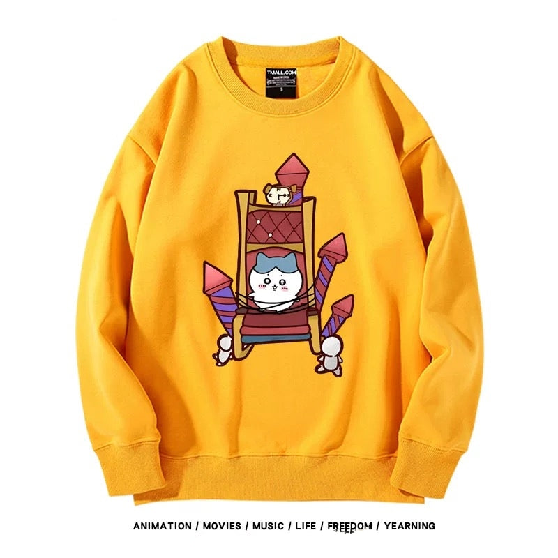 【tops】chiikawaプリントプルオーバー（ 男女兼用）Ｋ0197