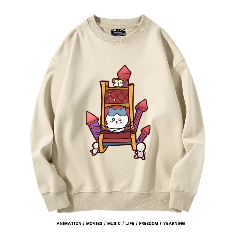 【tops】chiikawaプリントプルオーバー（ 男女兼用）Ｋ0197