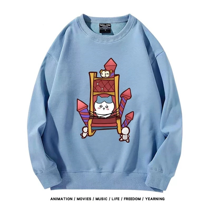 【tops】chiikawaプリントプルオーバー（ 男女兼用）Ｋ0197