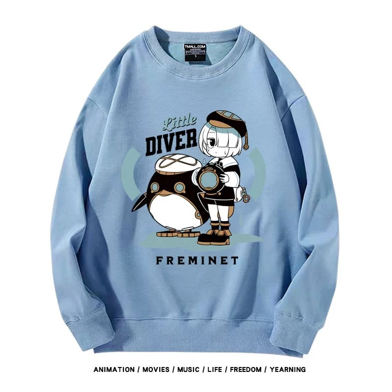 【tops】『原神』プリントプルオーバー（ 男女兼用）K0209