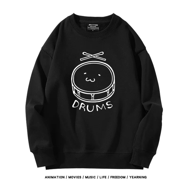 【tops】『 GIRLS BAND CRY』プリントパーカー（ 男女兼用）K0214