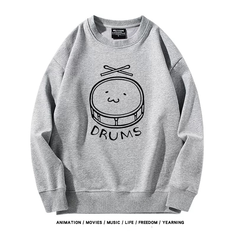 【tops】『 GIRLS BAND CRY』プリントパーカー（ 男女兼用）K0214