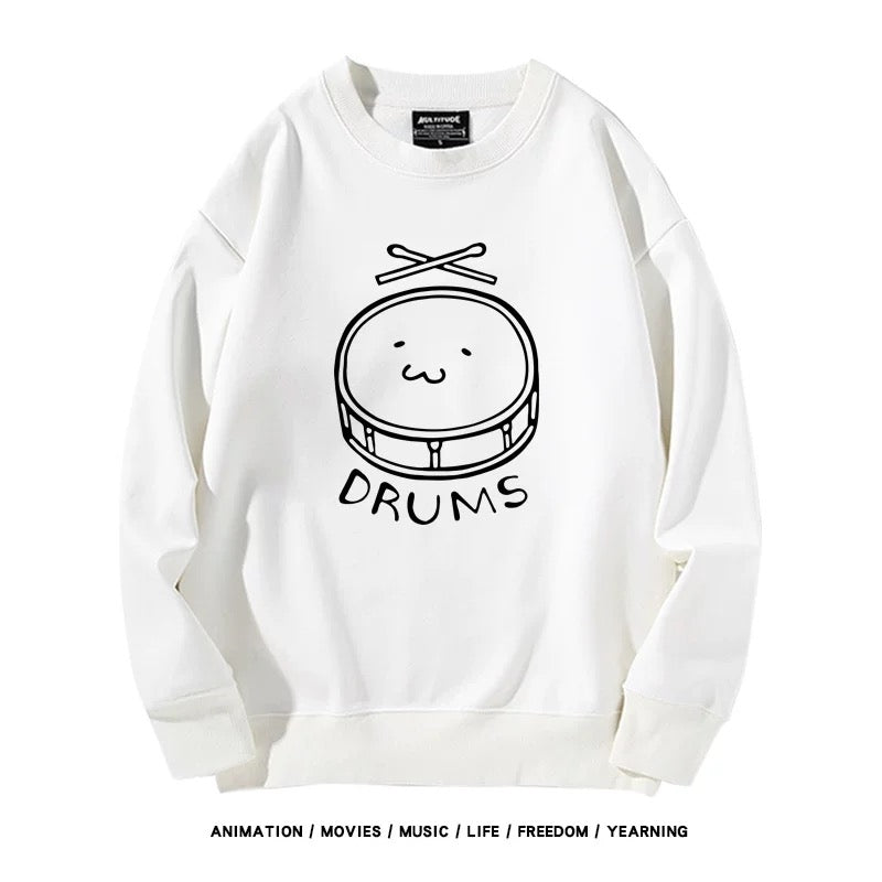 【tops】『 GIRLS BAND CRY』プリントパーカー（ 男女兼用）K0214