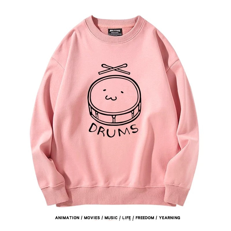 【tops】『 GIRLS BAND CRY』プリントパーカー（ 男女兼用）K0214