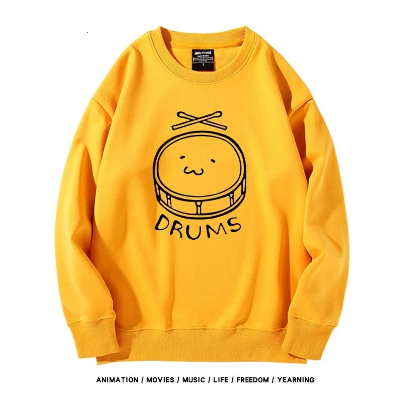 【tops】『 GIRLS BAND CRY』プリントパーカー（ 男女兼用）K0214