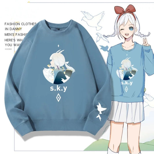 【tops】『Sky 星を紡ぐ子どもたち』プリントプルオーバ（ 男女兼用）K0245