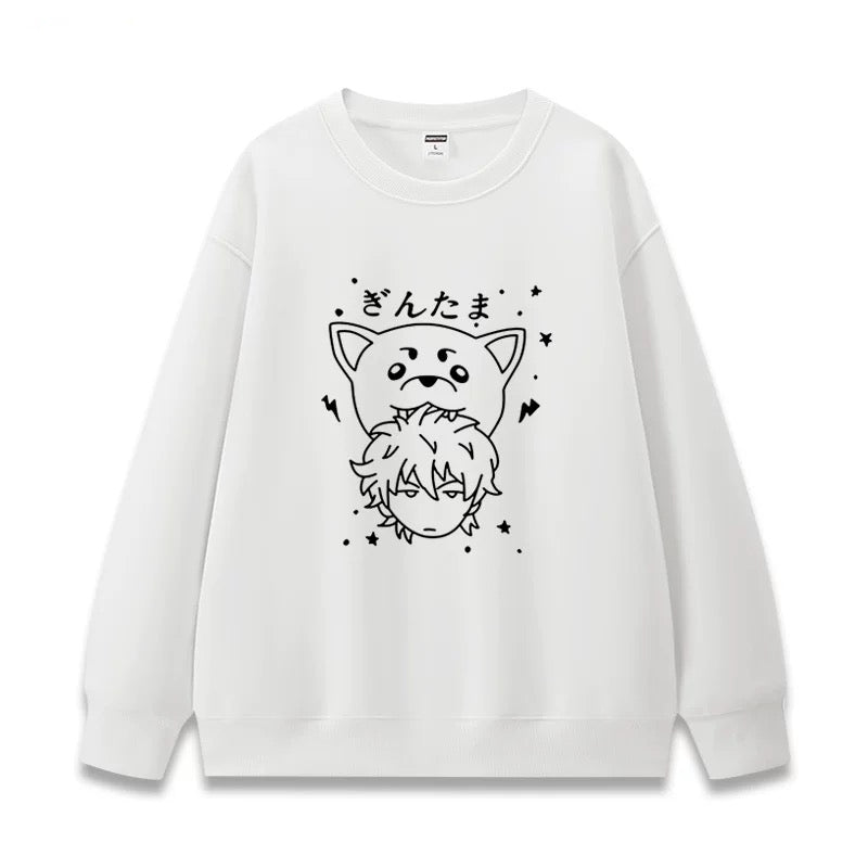 【tops】『銀魂』プリントプルオーバー（ 男女兼用）K0251