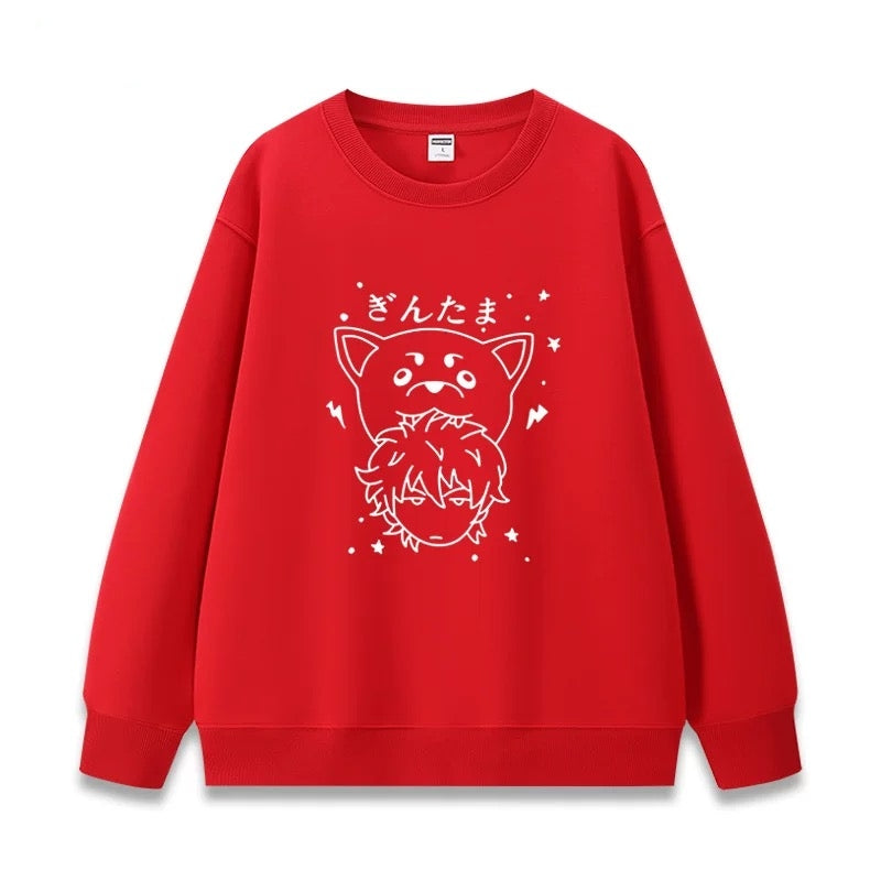 【tops】『銀魂』プリントプルオーバー（ 男女兼用）K0251