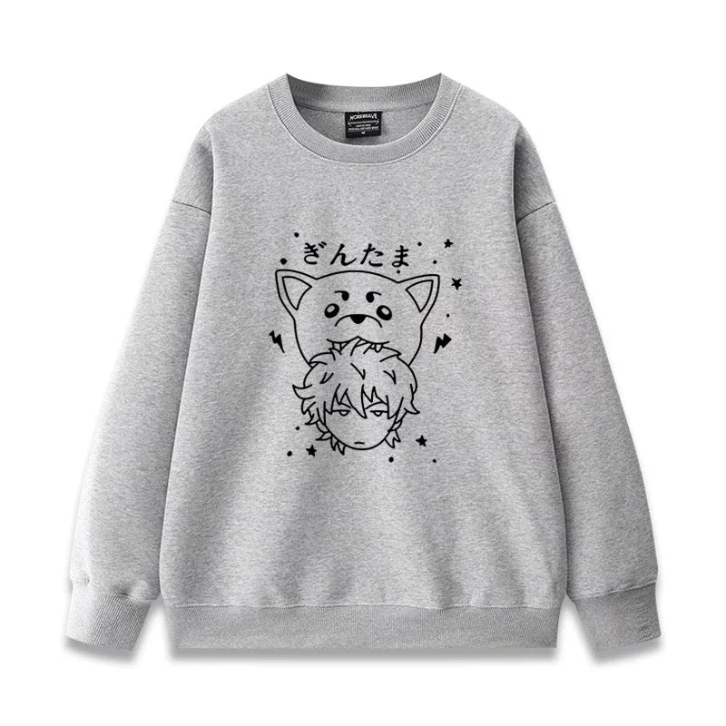 【tops】『銀魂』プリントプルオーバー（ 男女兼用）K0251