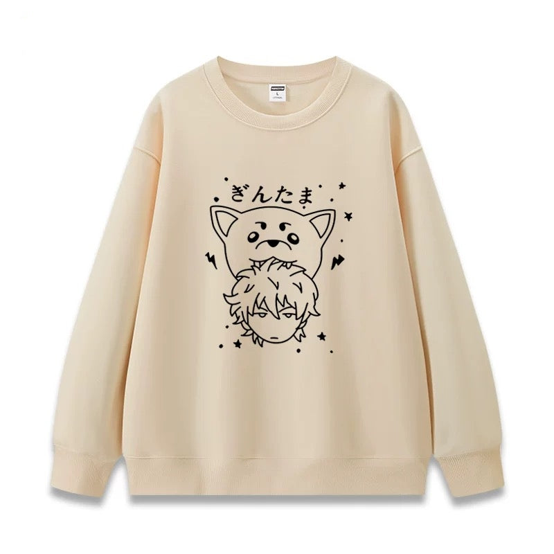 【tops】『銀魂』プリントプルオーバー（ 男女兼用）K0251