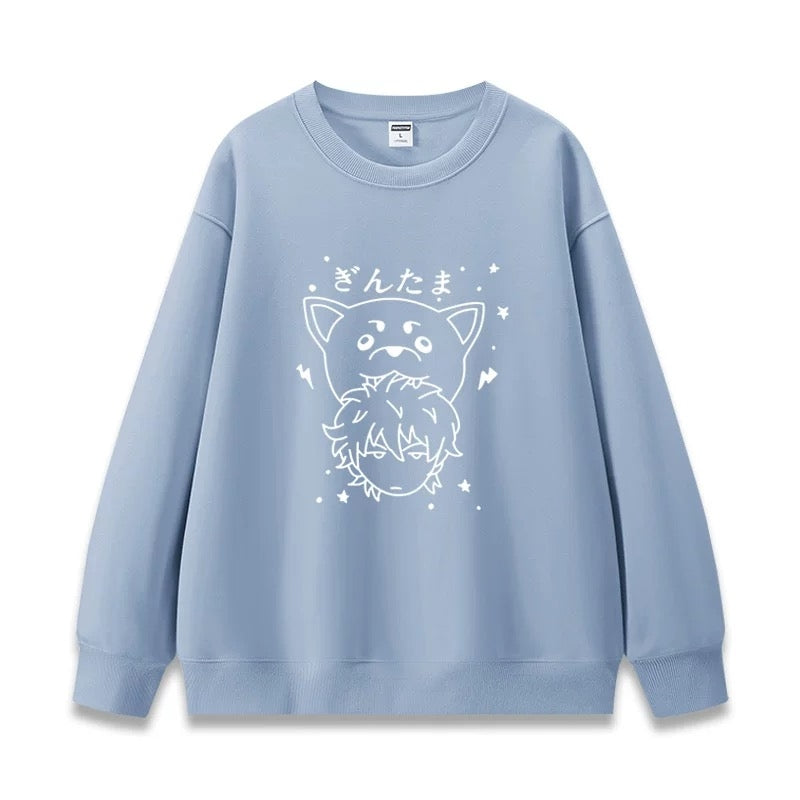 【tops】『銀魂』プリントプルオーバー（ 男女兼用）K0251