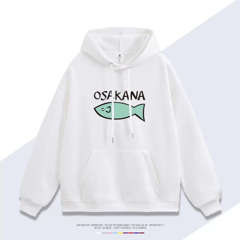 【tops】プリントパーカー（ 男女兼用）K0255