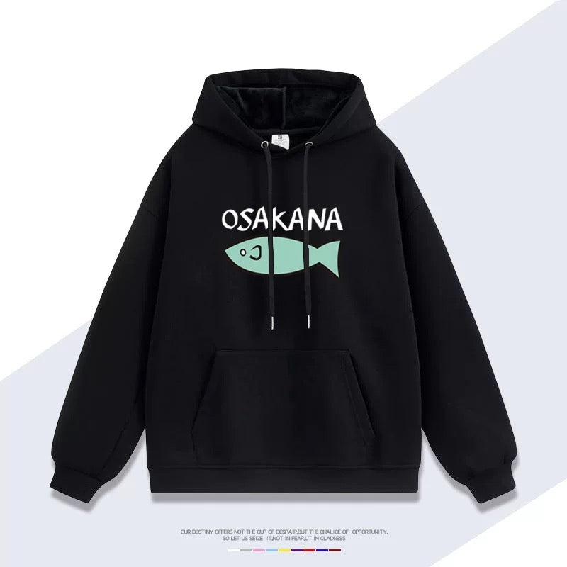 【tops】プリントパーカー（ 男女兼用）K0255