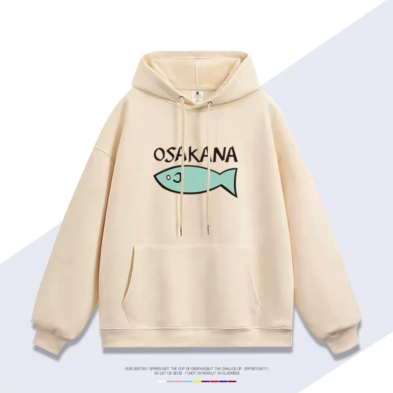 【tops】プリントパーカー（ 男女兼用）K0255