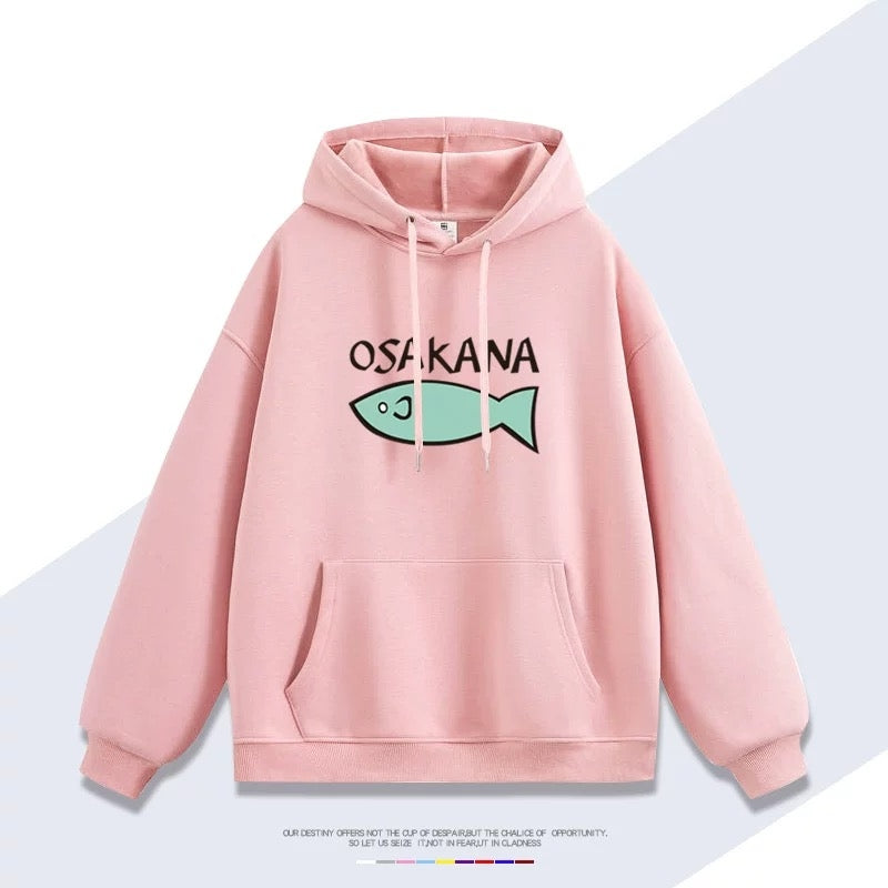 【tops】プリントパーカー（ 男女兼用）K0255