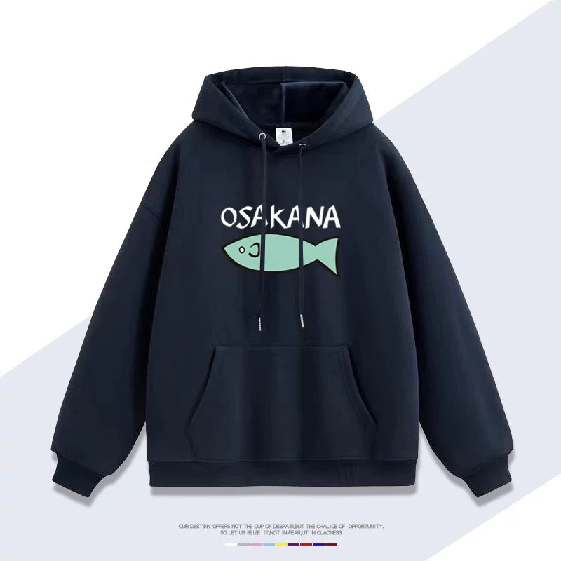 【tops】プリントパーカー（ 男女兼用）K0255