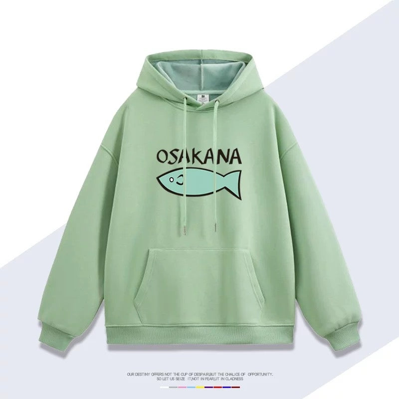 【tops】プリントパーカー（ 男女兼用）K0255