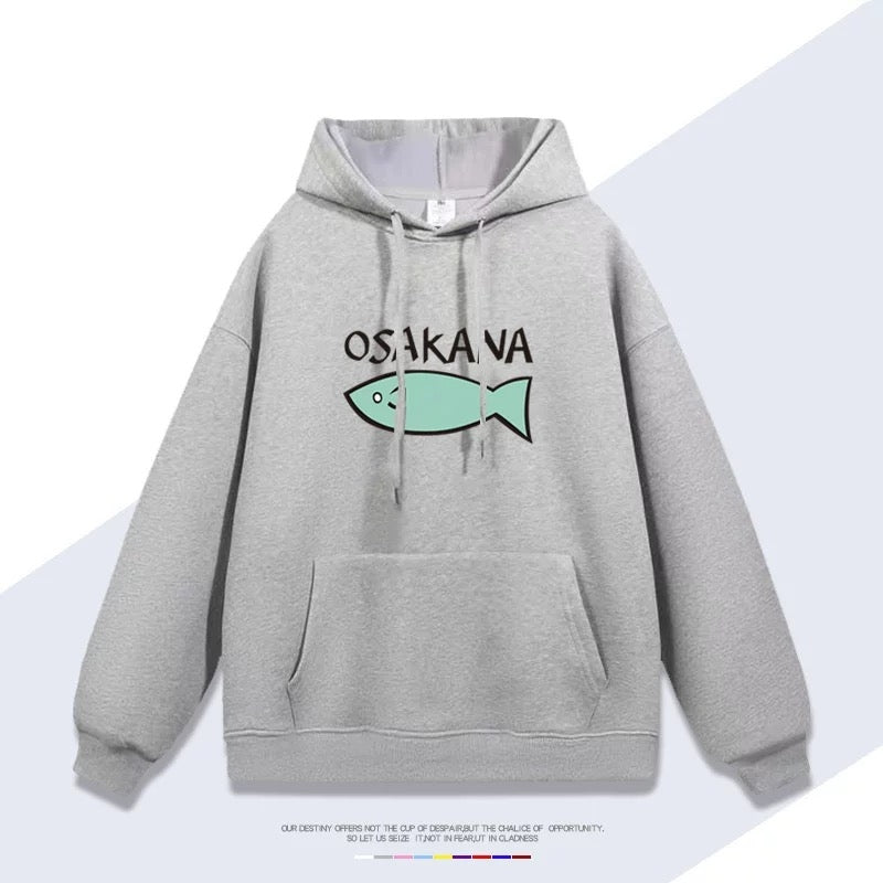 【tops】プリントパーカー（ 男女兼用）K0255