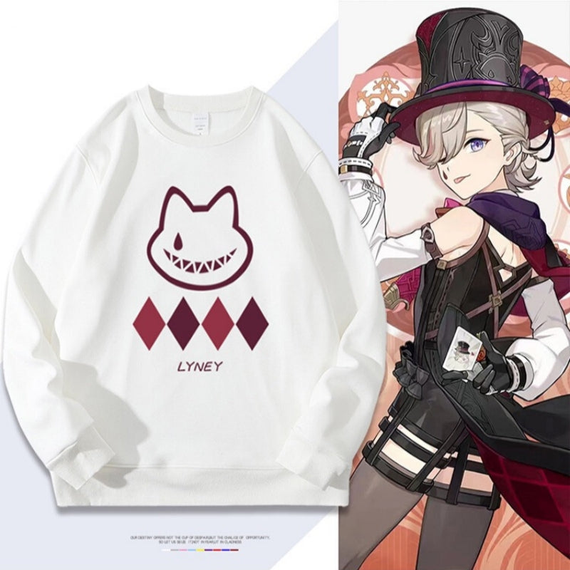 【tops】『原神 』LYNEYプリントパーカー（ 男女兼用）K0259