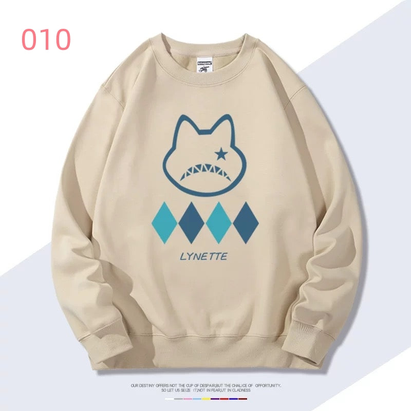 【tops】『原神 』LYNEYプリントパーカー（ 男女兼用）K0259